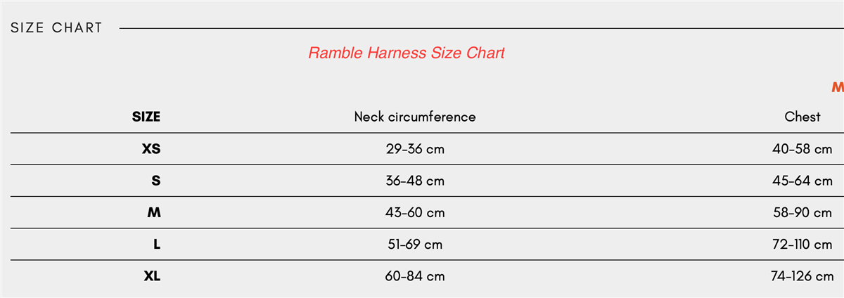 Ramble Harness