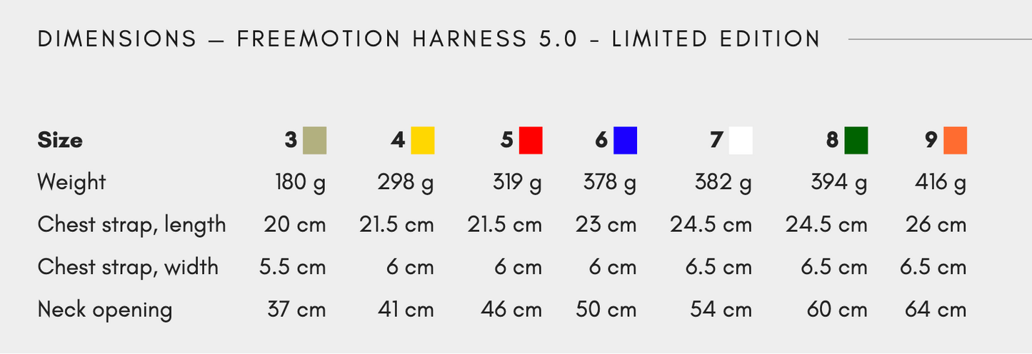 Freemotion Harness 5.0 Limited Edition