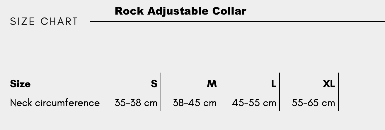 Rock Adjustable Collar